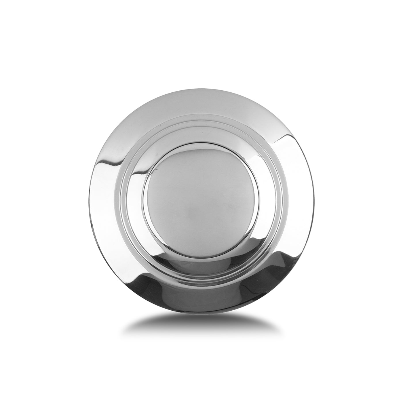 Horn Button, Billet Aluminum, Single Contact, Domed Smooth, Polished for Banjo W