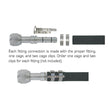 NO 10 Hose Fitting - Straight