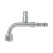 NO 10 Hose Fitting - 90 Degree with 134a Service Port