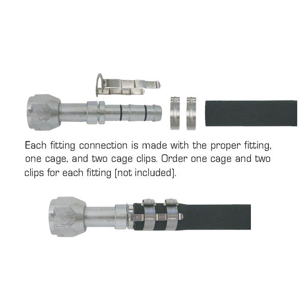 NO 8 Hose Fitting - 90 Degree