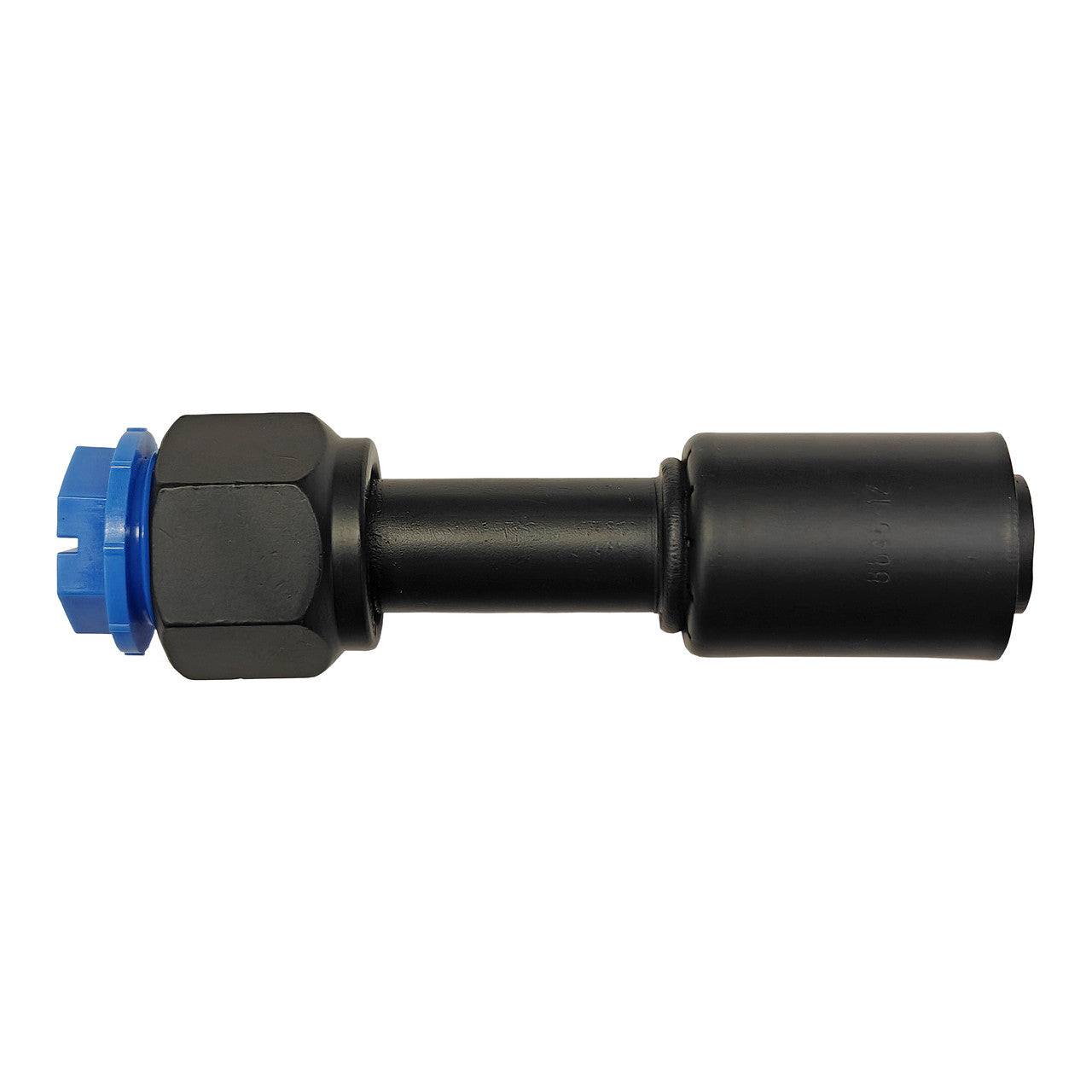 Standard Black Heater Beadlock Fitting - Straight NO 10 Hose Fitting