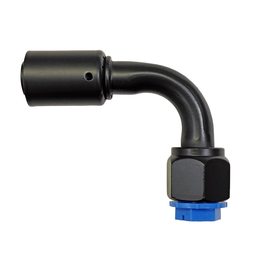 Standard Black Heater Beadlock Fitting - 90 Degree NO 5/8