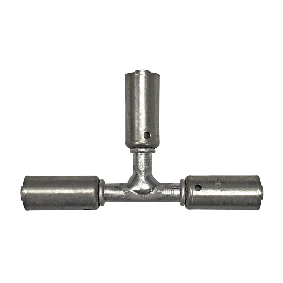 Beadlock Male T-Fitting NO 6 Reduced Barrier Hose