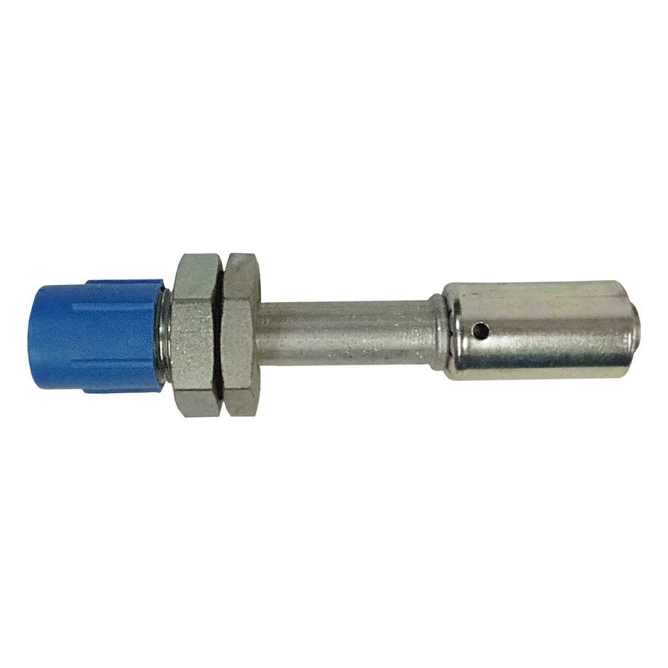 Bulkhead Beadlock Male Fitting - Straight NO 8 Reduced Barrier Hose Fitting