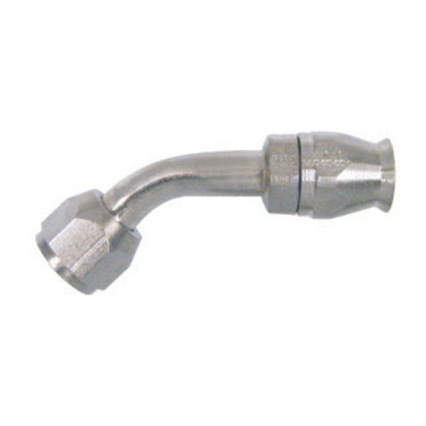 Braided Line Fitting 45 Degree for NO 8 Hose