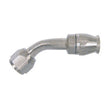 Braided Line Fitting 45 Degree for NO 8 Hose