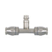 Braided Line Fitting Straight Hose to Hose with 134a Service Port for NO 8 Hose