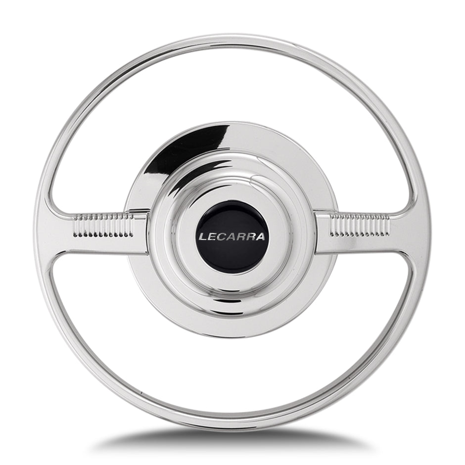 Horn Ring, Billet Aluminum, Single Contact, Lecarra Logo, Polished for Mark 10 W