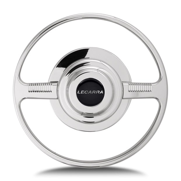 Horn Ring, Billet Aluminum, Single Contact, Lecarra Logo, Polished for Mark 10 W