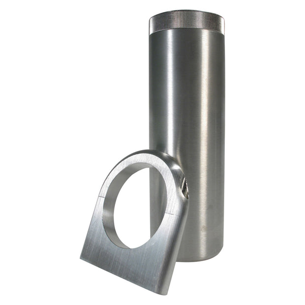 Borgeson - Fluid Reservoir - P/N: 800601 - Remote mount power steering reservoir.  Aluminum. Includes bracket and hardware.