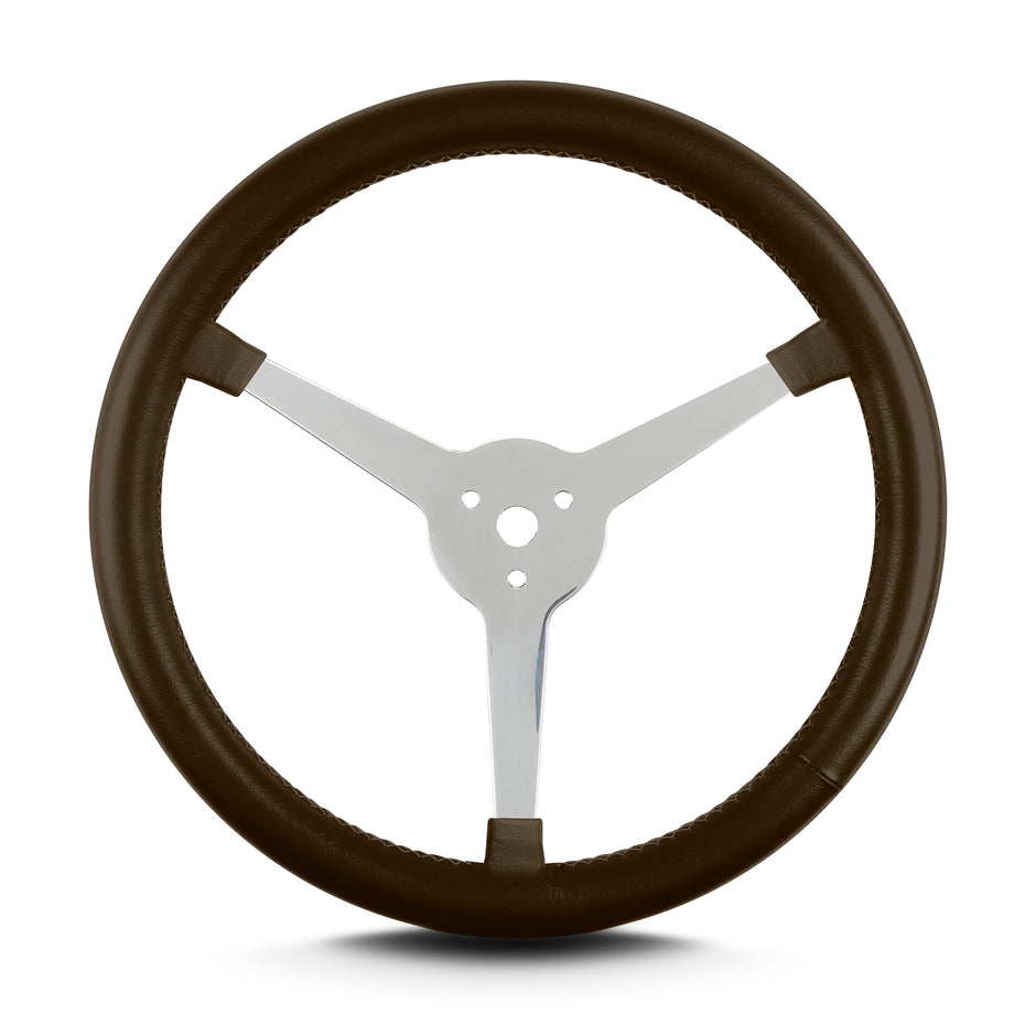 LAKE 3 SPOKE 14" POLISHED BROWN