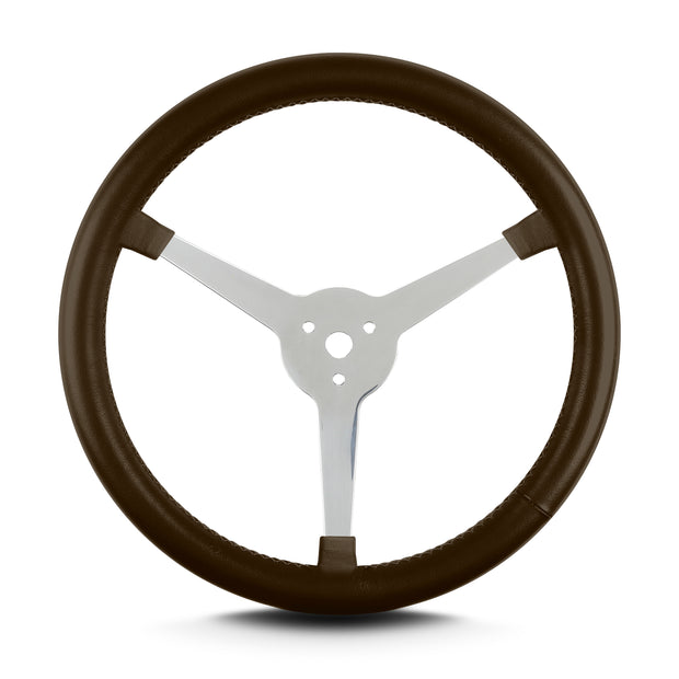 LAKE 3 SPOKE 14" POLISHED BROWN