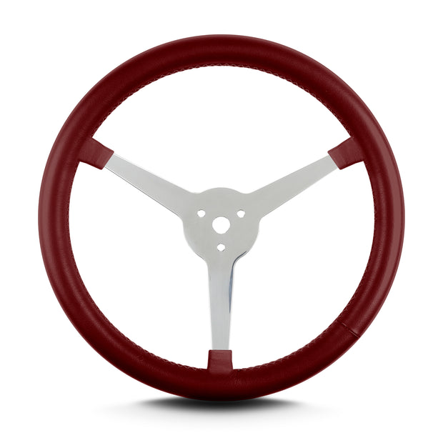 LAKE 3 SPOKE 14" POLISHED BURGANDY