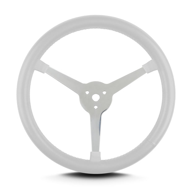 LAKE 3 SPOKE 14" POLISHED WHITE