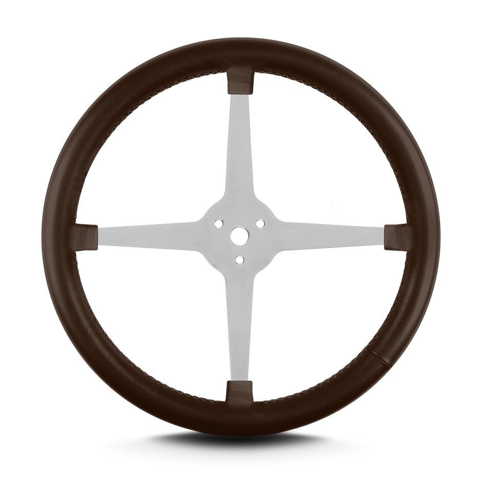 LAKE 4 SPOKE 14" POLISHED BROWN