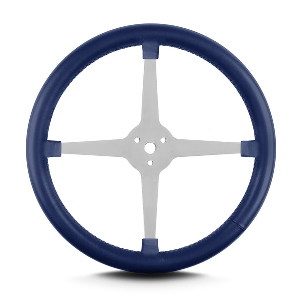 LAKE 4 SPOKE 14" POLISHED BLUE