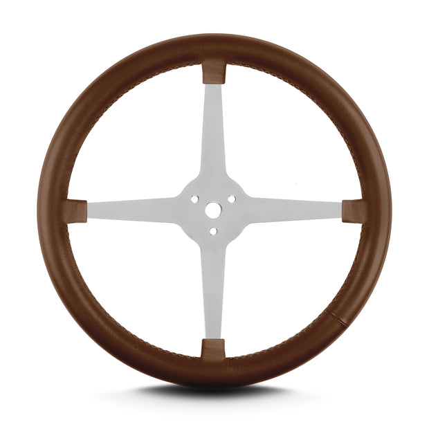LAKE 4 SPOKE 14" POLISHED CARAMEL