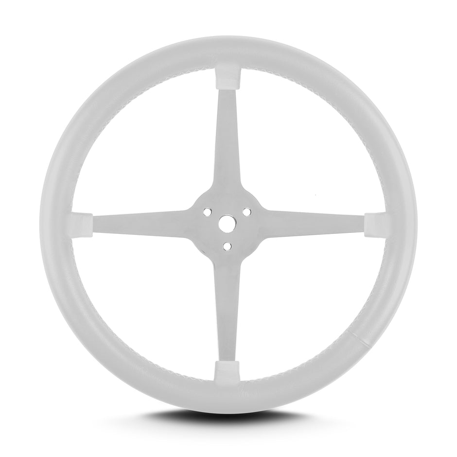 LAKE 4 SPOKE 14" POLISHED WHITE