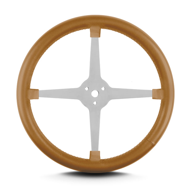 LAKE 4 SPOKE 14" POLISHED CHESTNUT