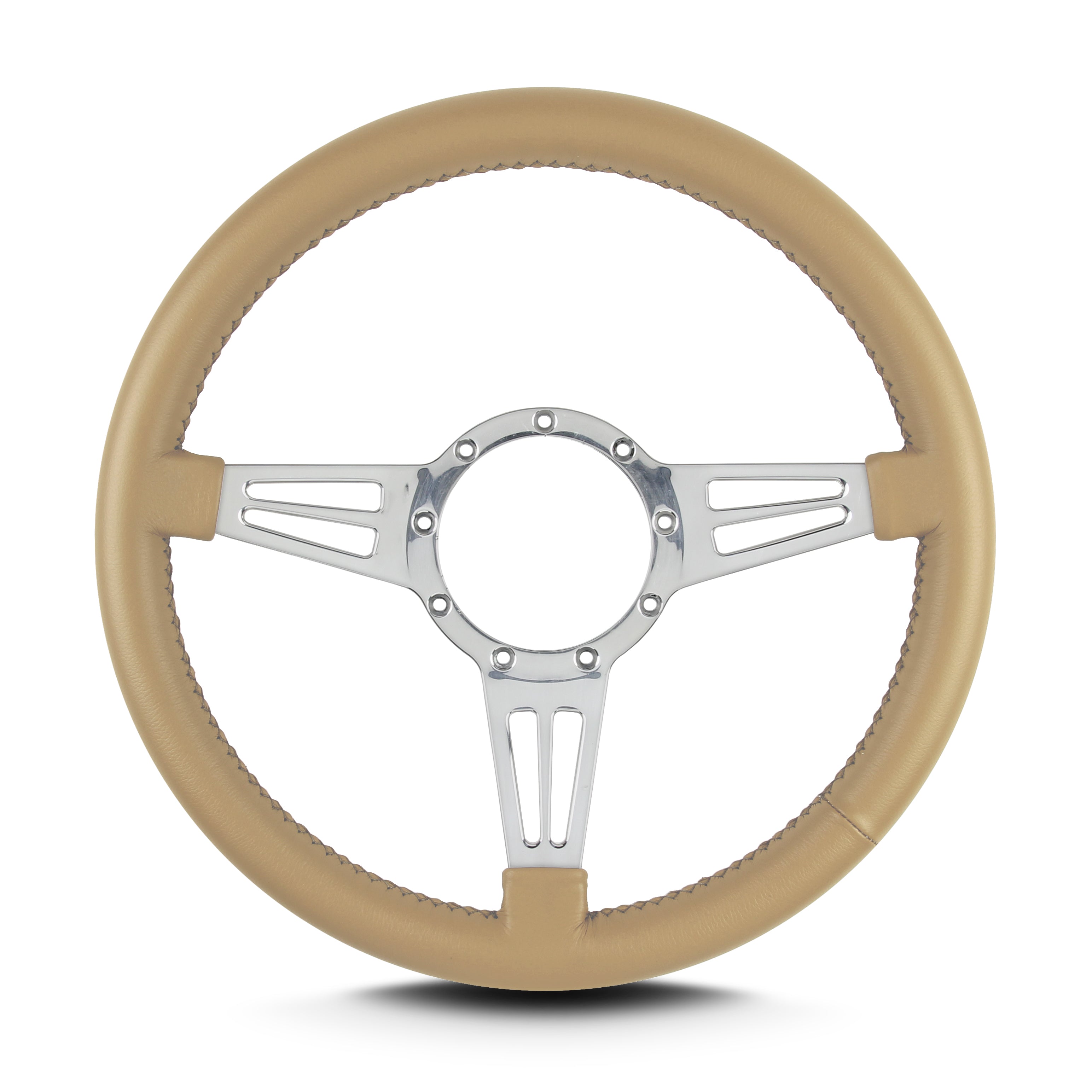 MARK 4 DOUBLE SLOT POLISHED  STANDARD GRIP TAN