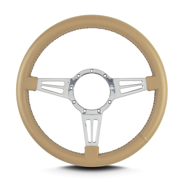 MARK 4 DOUBLE SLOT POLISHED  STANDARD GRIP TAN