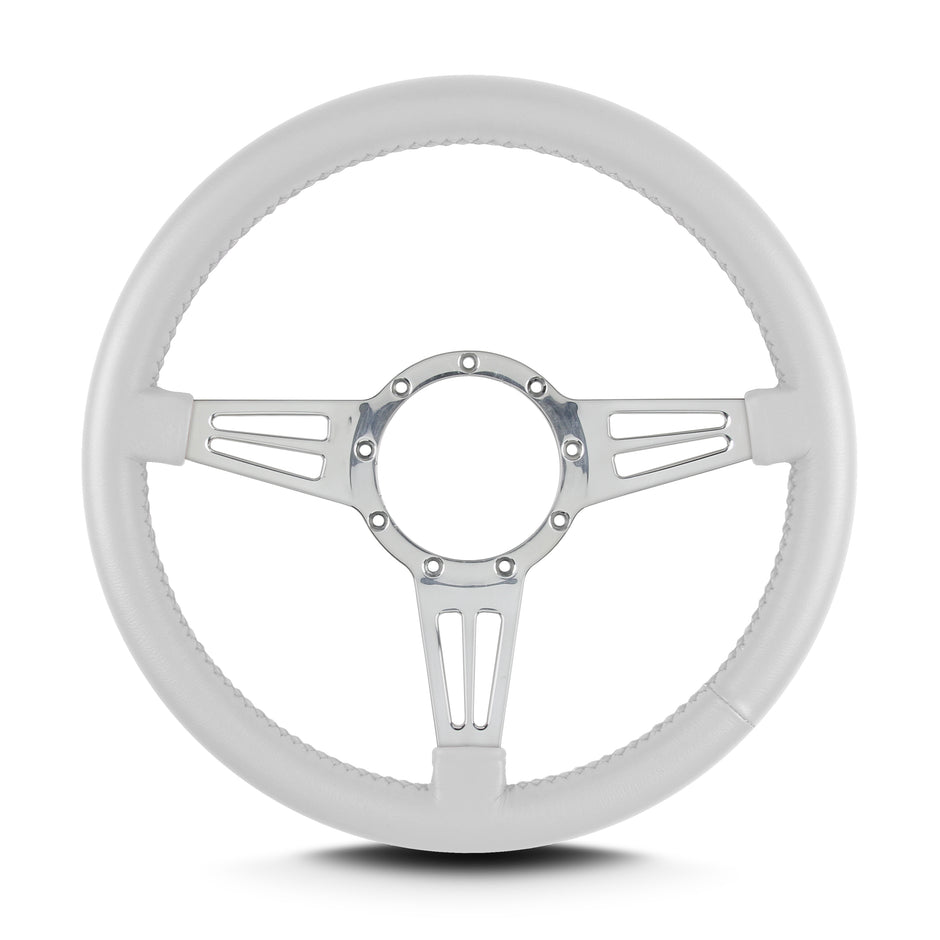 MARK 4 DOUBLE SLOT POLISHED  STANDARD GRIP WHITE