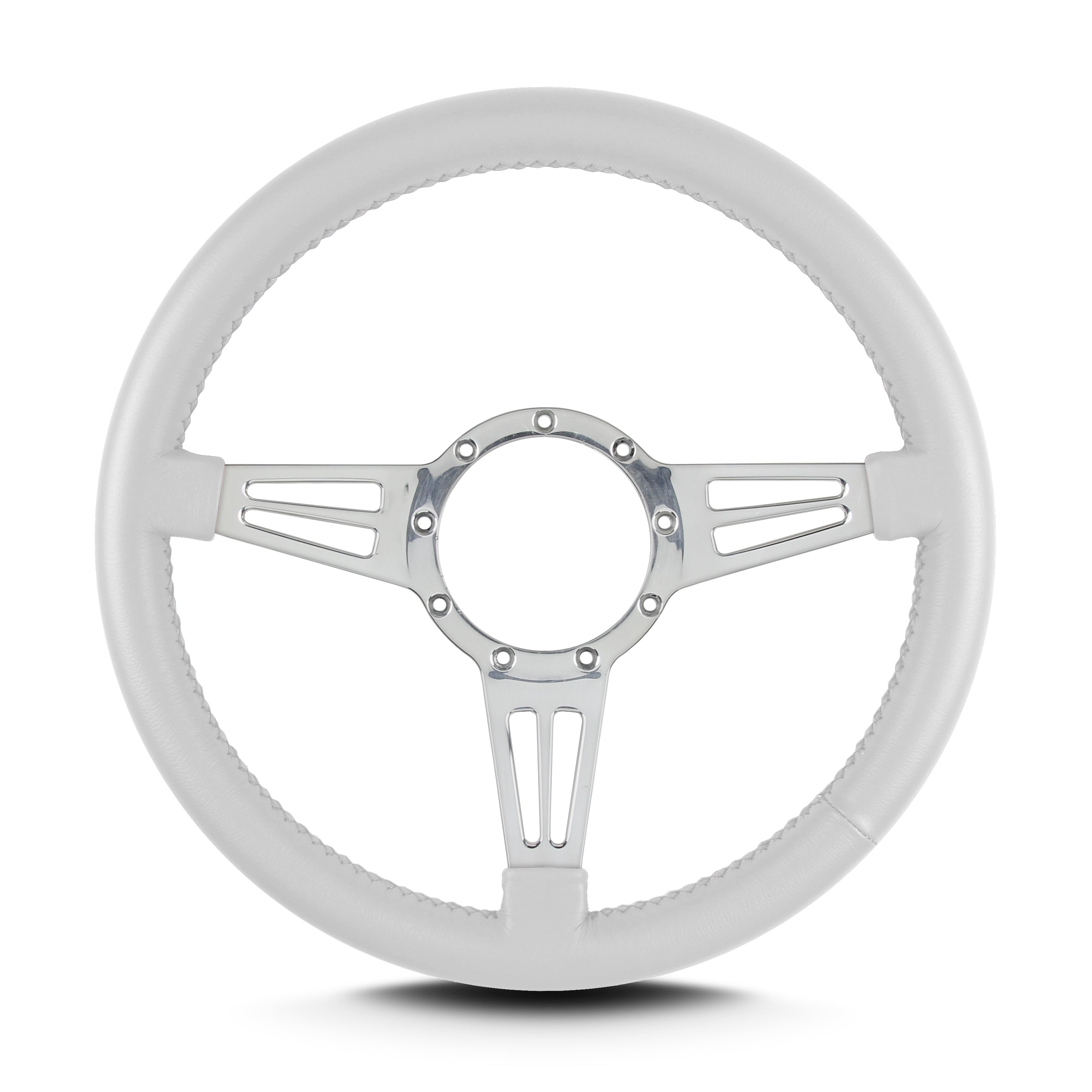 MARK 4 DOUBLE SLOT POLISHED  STANDARD GRIP WHITE