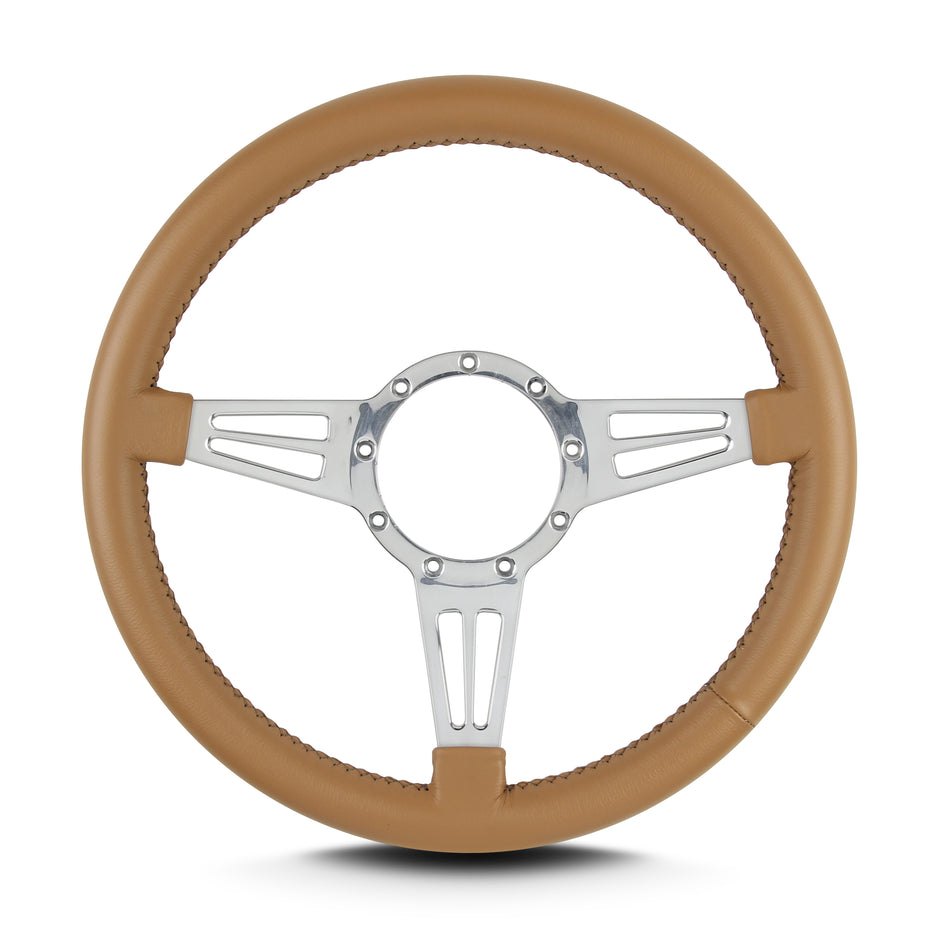 MARK 4 DOUBLE SLOT POLISHED  STANDARD GRIP CHESTNUT