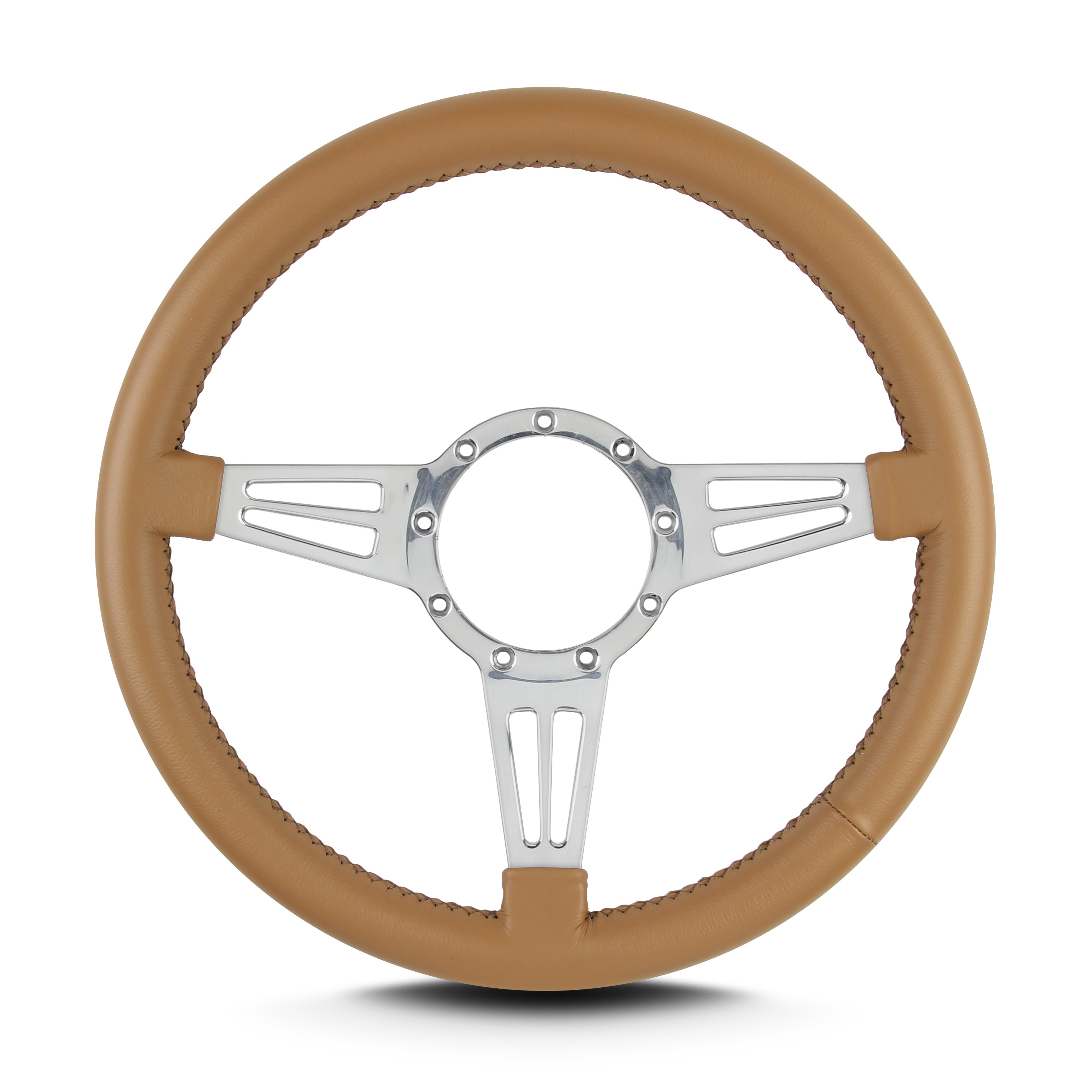 MARK 4 DOUBLE SLOT POLISHED  STANDARD GRIP CHESTNUT