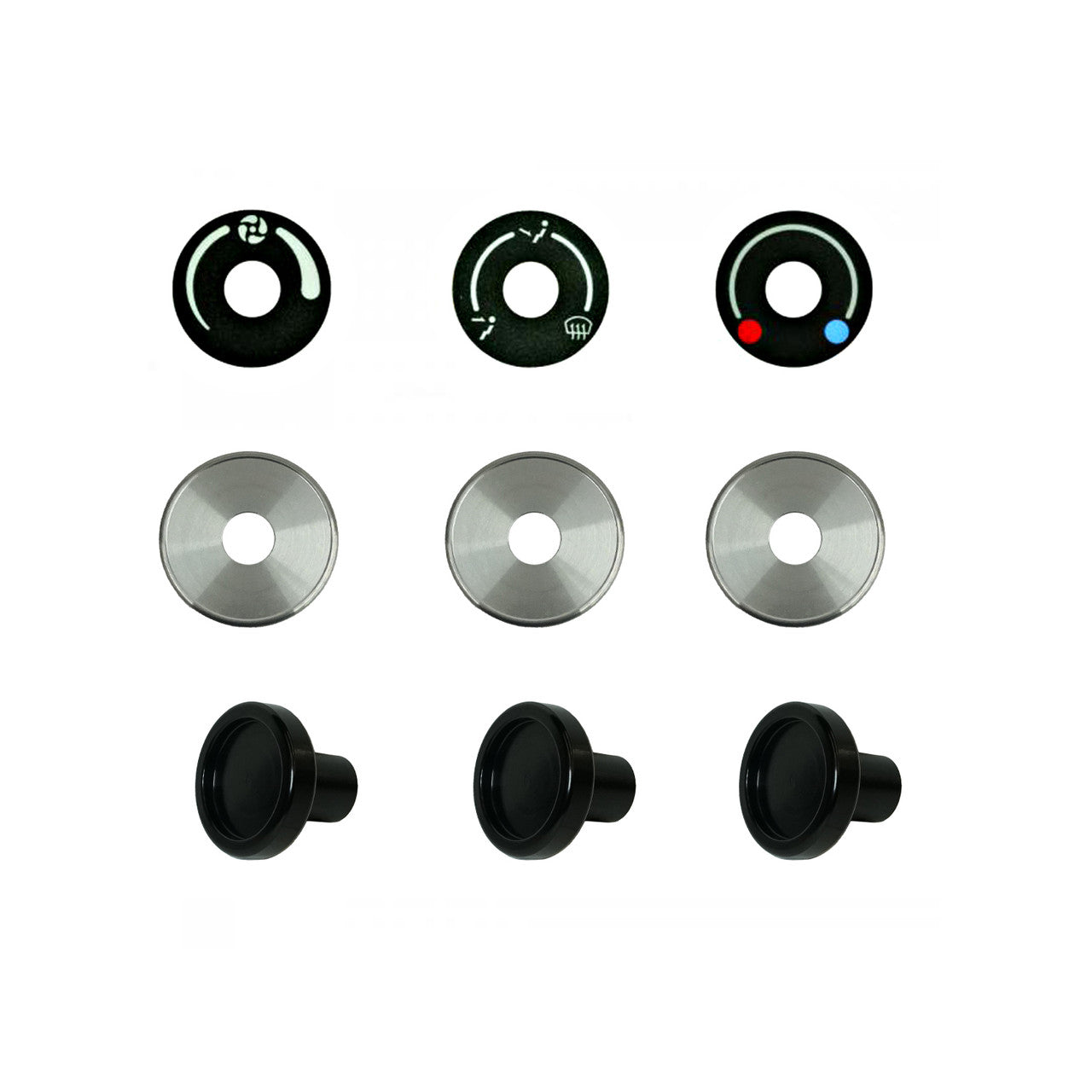 1968-83 FJ40 Land Cruiser SureFit® Control Panel Knob Upgrade Kit