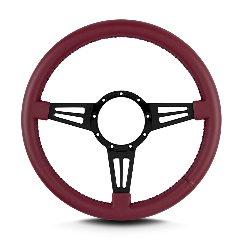 MARK 4 DOUBLE SLOT BLACK  STANDARD GRIP BURGANDY