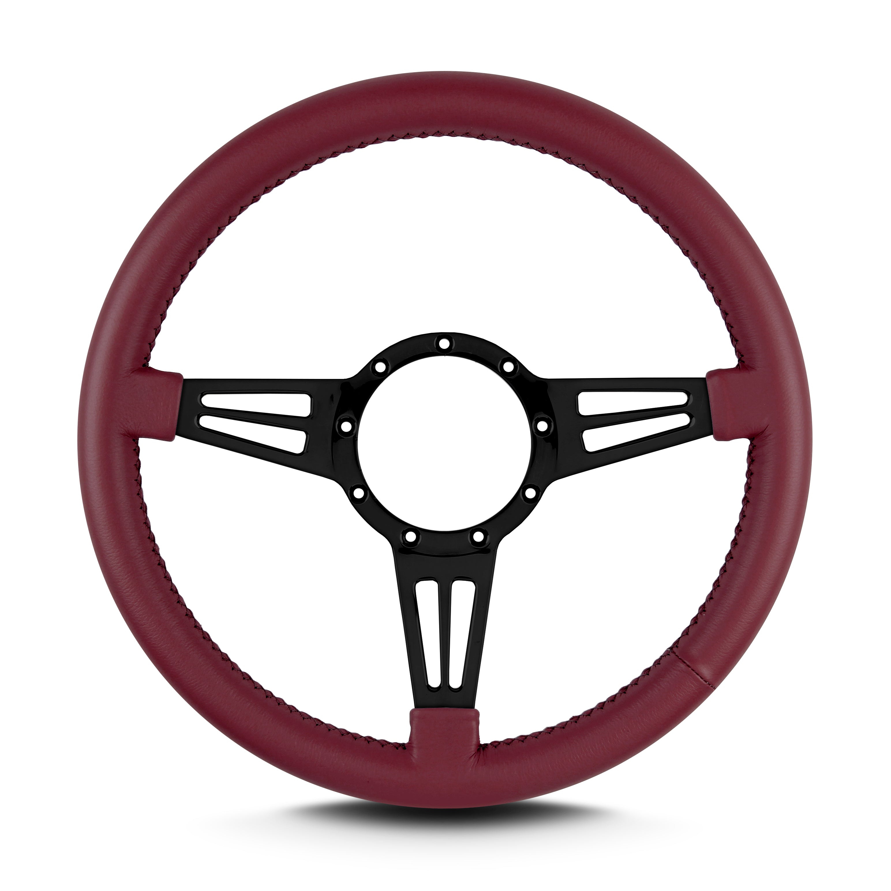 MARK 4 DOUBLE SLOT BLACK  STANDARD GRIP BURGANDY