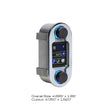 Dakota Digital HDX/RDX Automatic Climate Control - Chrome/Silver Alloy