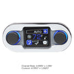 Dakota Digital HDX/RDX Automatic Climate Control - Chrome/Silver Alloy