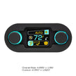 Dakota Digital HDX/RDX Automatic Climate Control - Black/Black Alloy