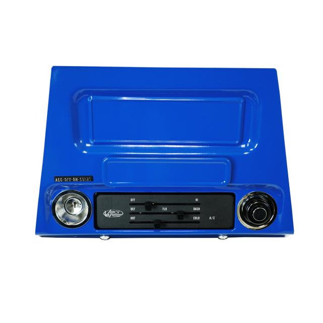 1967-72 Chevrolet Pickup Control Panel Kit - Black Anodized