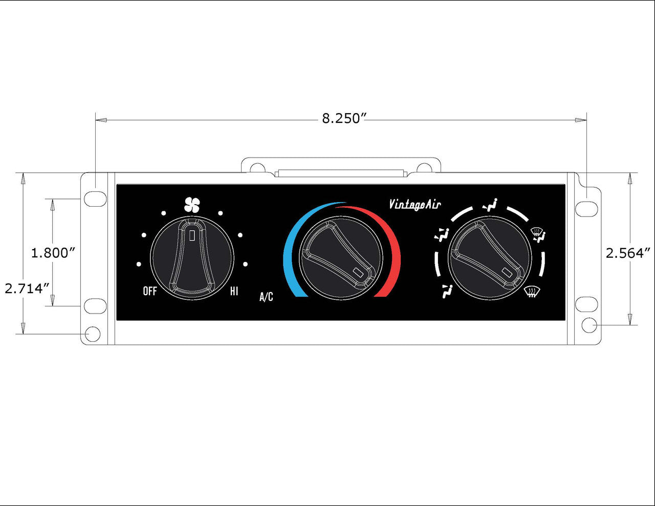 1987-93 Mustang SureFit® Control Panel Kit