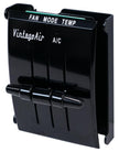 1964-1/2 - 66 Ford Mustang Black Anodized Upgrade Control Panel