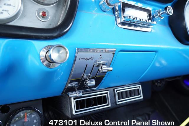 1964-1/2 - 66 Ford Mustang Black Anodized Upgrade Control Panel