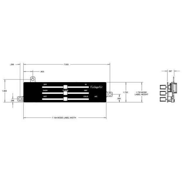 1970-81 Firebird SureFit® Control Panel Kit