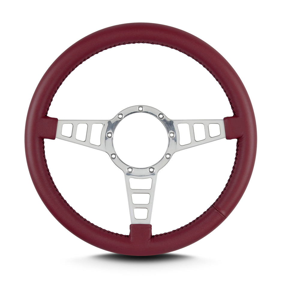 MARK 4 TRACK GT POLISHED STANDARD GRIP BURGANDY