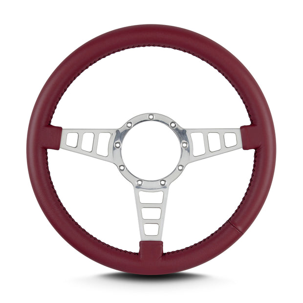 MARK 4 TRACK GT POLISHED STANDARD GRIP BURGANDY