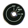 Accent Bezel for Rotary Controls  Machined w/ .266-Inch Hole