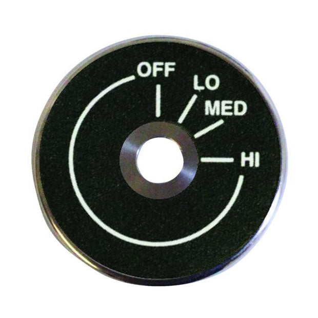 Accent Bezel for Rotary Controls  Machined w/ .266-Inch Hole