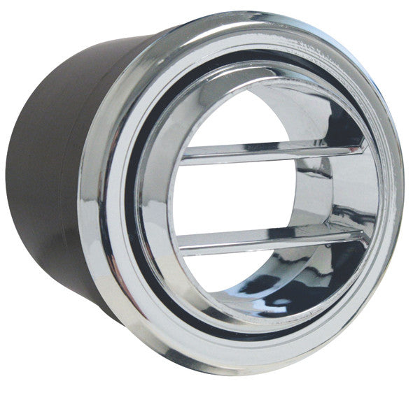 Std Series Double Vane Louver for 2.5-Inch Hose  All Chrome