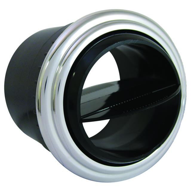 ProLine Streamline Round Louver - Polished Aluminum Bezel