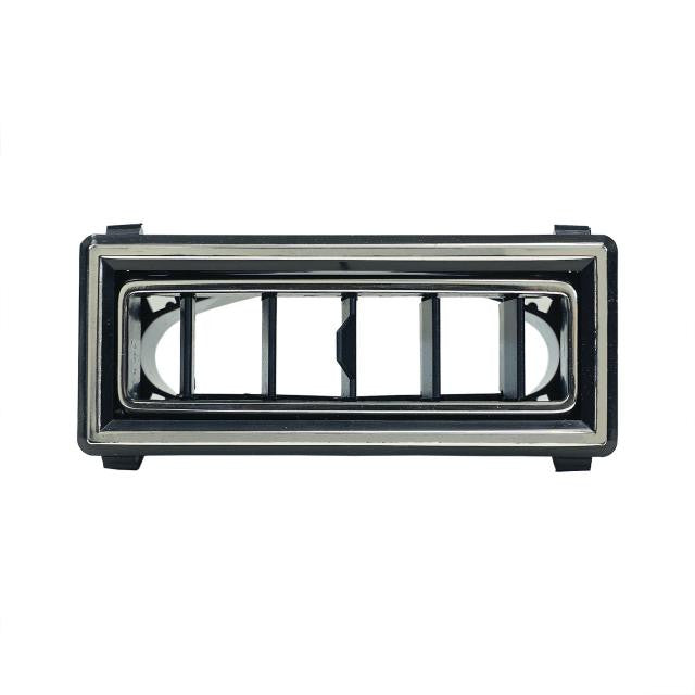Louver for 2.5-In. Hose  3.875-Inch x 1.562-Inch  Black with Chrome Accent