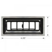 ProLine Rectangle Louver with Billet Trim