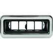 ProLine Streamline Louver, Black with Polished Aluminum Trim - 4-Inch