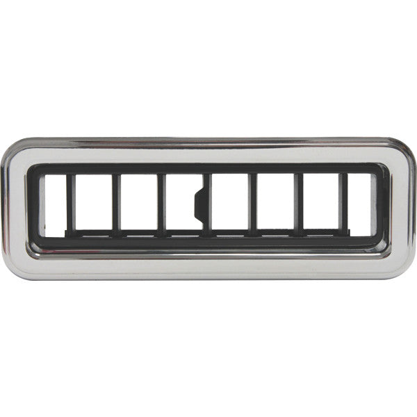 ProLine Streamline Louver, Black with Polished Aluminum Trim - 4.875-Inch